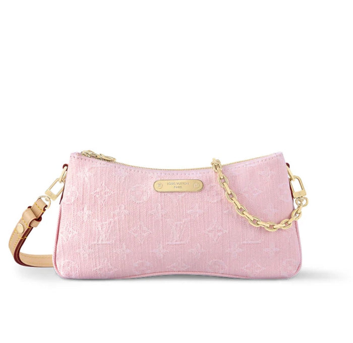 SMALL LIGHT PINK DENIM BAG