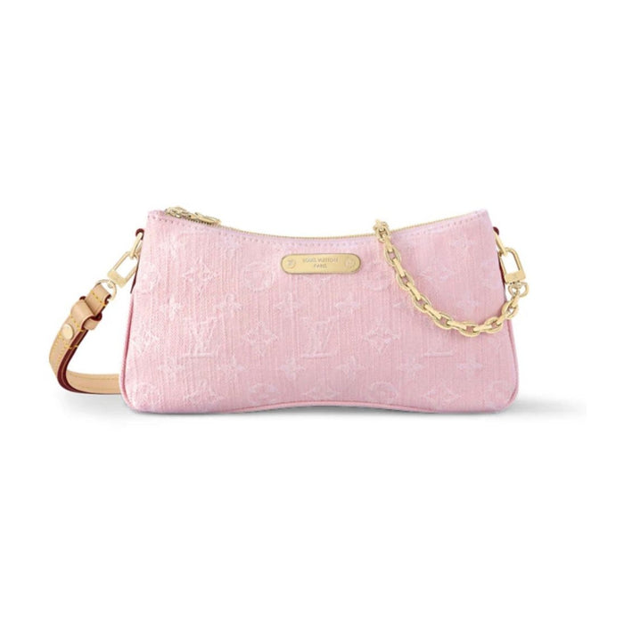 SMALL LIGHT PINK DENIM BAG