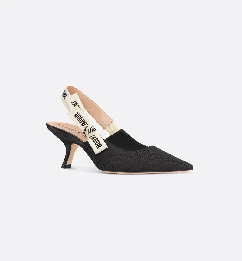 SLINGBACK PUMP LOW BLACK