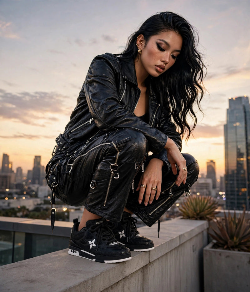 SKATE BLACK SNEAKERS