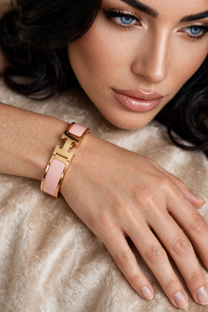 PINK LETTER BRACELET