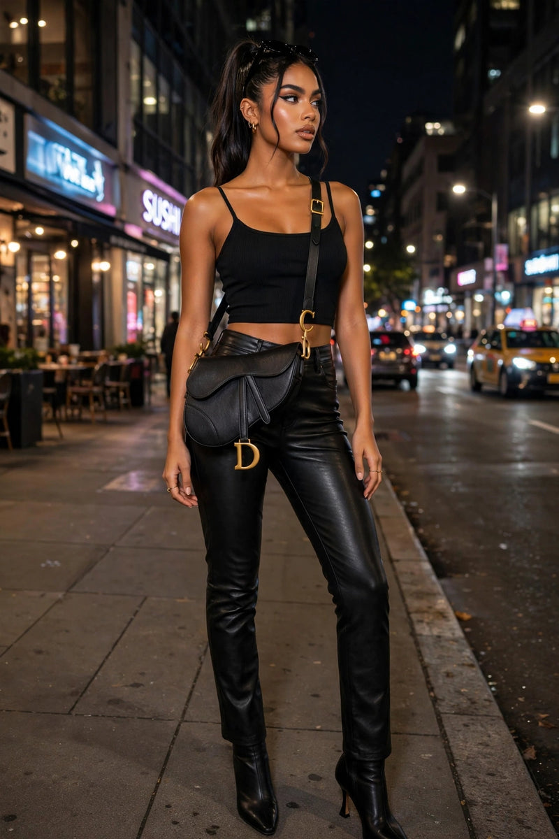 BLACK SADDLE BAG