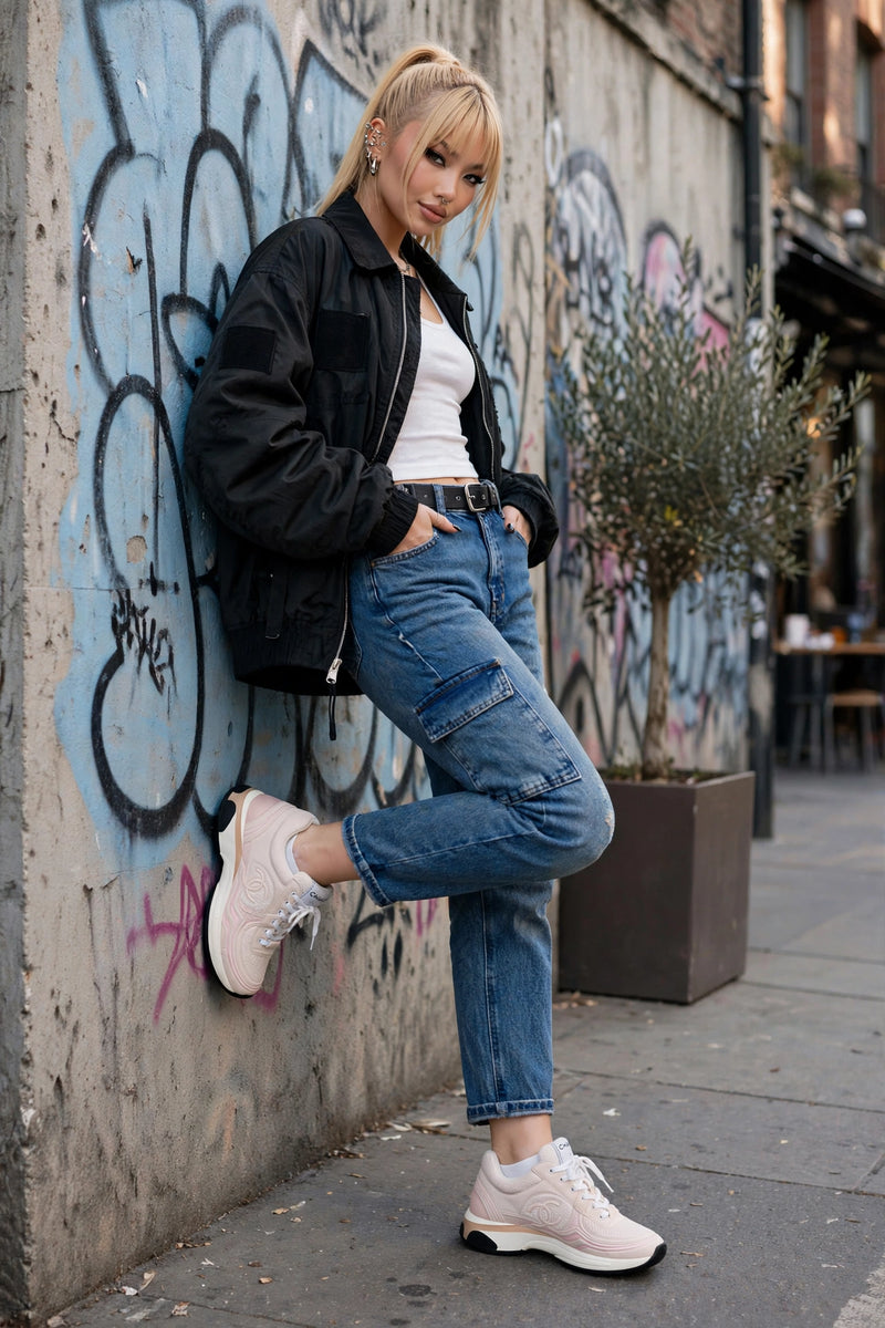 C PINK TRAINERS