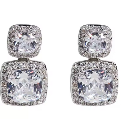 Boucles d'oreilles en argent Sterling 925