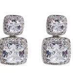 Boucles d'oreilles en argent Sterling 925