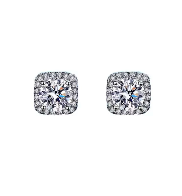 Boucles d'oreilles en argent Sterling 925