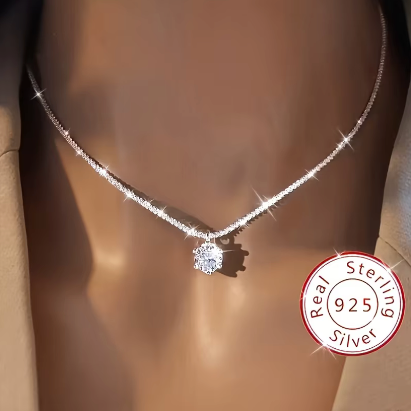 Collier pendentif en argent Sterling 925